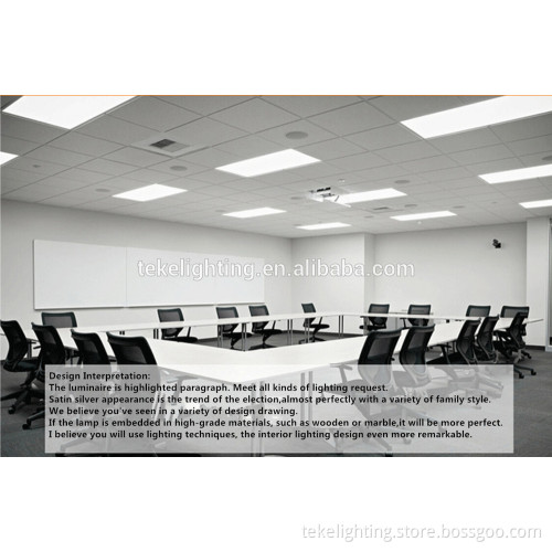 commercial office surface mounted led panel light 600x1200mm